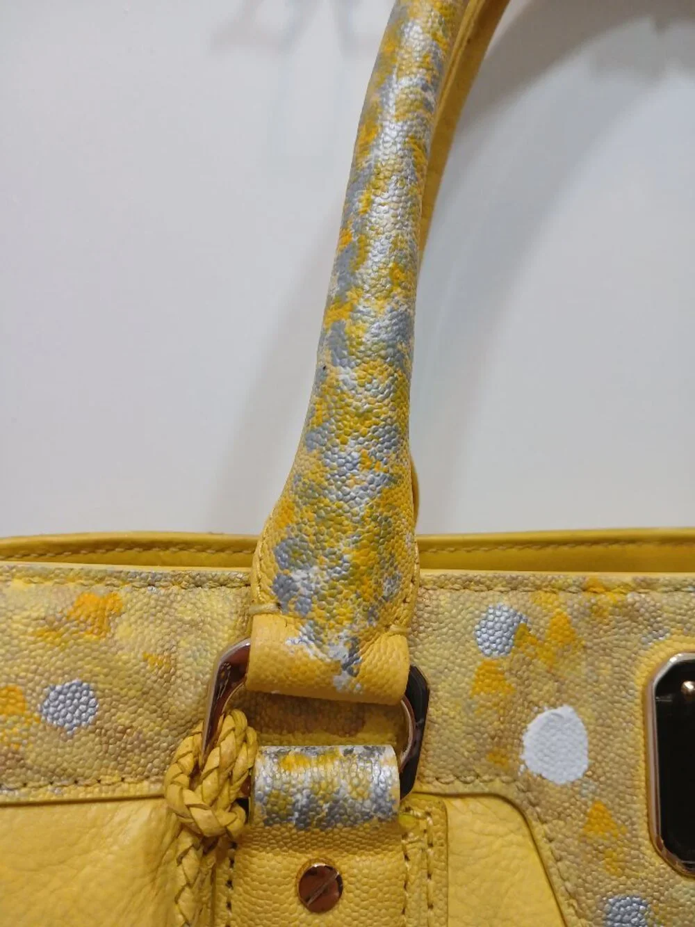 Cole Haan Hand Painted Leather Bag